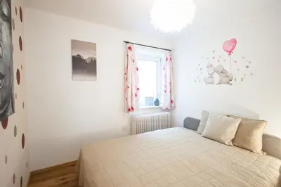 Ein Bett oder Betten in einem Zimmer der Unterkunft Appartement Riedingtal