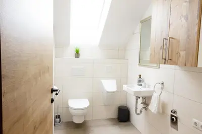 Ein Badezimmer in der Unterkunft Appartement Riedingtal