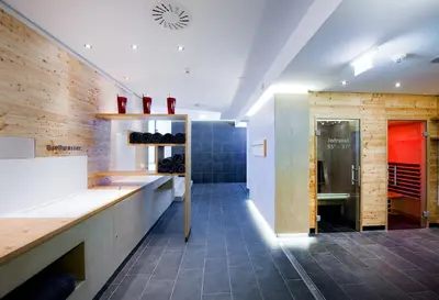 Ein Badezimmer in der Unterkunft Alpenhotel Perner