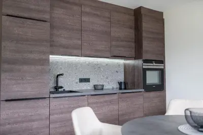 Küche/Küchenzeile in der Unterkunft Freiraum 9 Living Apartment