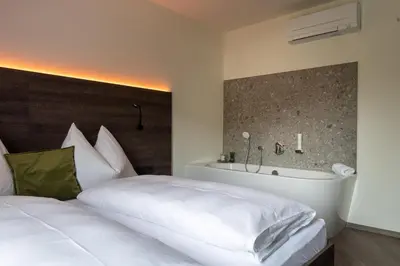 Ein Bett oder Betten in einem Zimmer der Unterkunft Freiraum 9 Living Apartment