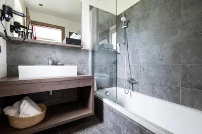 Ein Badezimmer in der Unterkunft Freiraum 9 Living Apartment