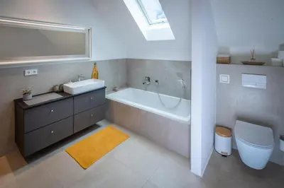 Ein Badezimmer in der Unterkunft Ferienwohnung Spital am Pyhrn