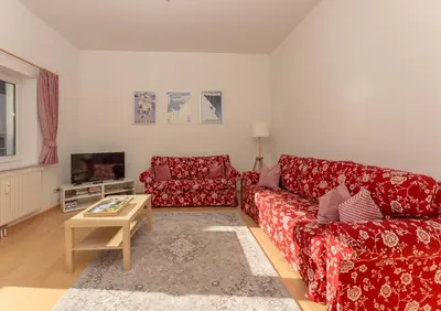 Ein Sitzbereich in der Unterkunft Appartements Maria Stewart by Schladming-Appartements