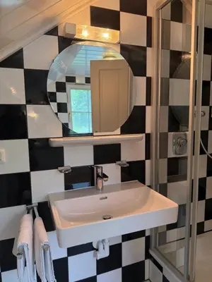 Ein Badezimmer in der Unterkunft Boutique Studio - Apartment mit Bergblick und Balkon - inklusive Sommercard!