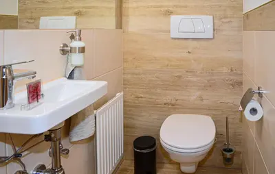 Ein Badezimmer in der Unterkunft Chalet In Mariapfarr