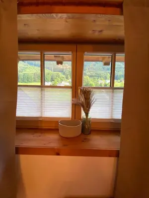 Blick auf einen Fluss in der Nähe der Ferienwohnung