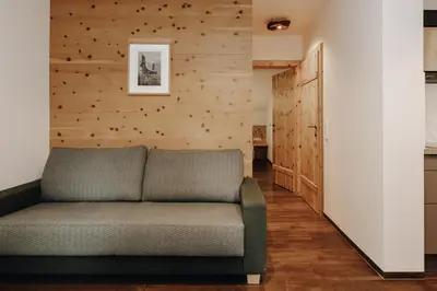 Ein Sitzbereich in der Unterkunft Hubertus - Das Landhaus