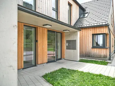 Das Gebäude in dem sich die Ferienwohnung befindet