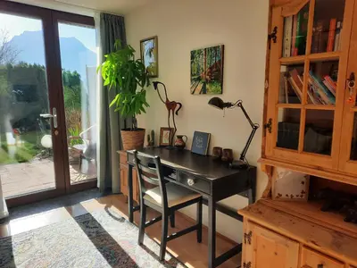 Die Bibliothek in der Ferienwohnung