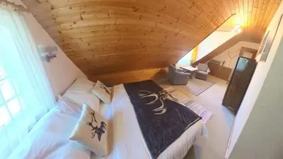 Ein Bett oder Betten in einem Zimmer der Unterkunft Ferienhaus Strassgartl