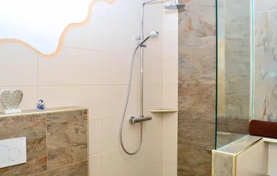 Ein Badezimmer in der Unterkunft Ferienwohnung In Weißpriach