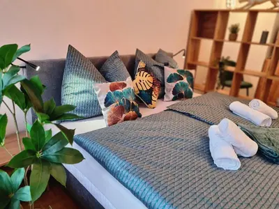 Ein Bett oder Betten in einem Zimmer der Unterkunft Apartment Crema