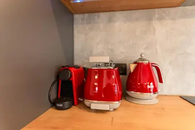 Kaffee-/Teezubehör in der Unterkunft Pure Alpine Suites