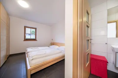 Ein Bett oder Betten in einem Zimmer der Unterkunft Panorama Chalet Amadé