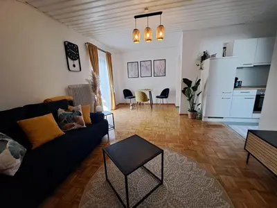 Küche/Küchenzeile in der Unterkunft Ferienwohnung Bergblick