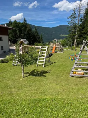 Ein Kinderspielbereich in der Unterkunft Hornergut