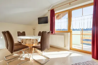 TV/Unterhaltungsangebot in der Unterkunft Appartment Stiegler