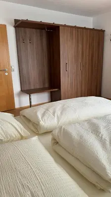 Ein Bett oder Betten in einem Zimmer der Unterkunft Apartment Römerhaus