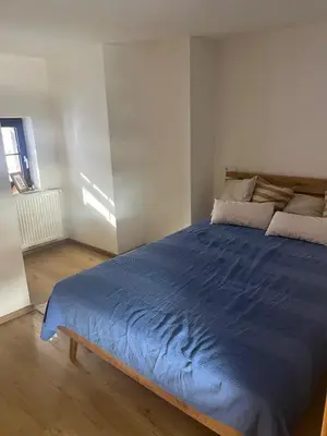 Ein Bett oder Betten in einem Zimmer der Unterkunft Sacherl am Bacherl