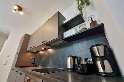 Küche/Küchenzeile in der Unterkunft Apartment Hauser Kaibling