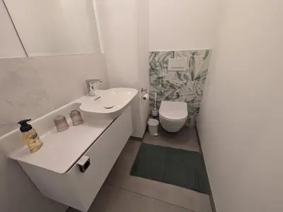 Ein Badezimmer in der Unterkunft Penthouse Bergblick Salzkammergut