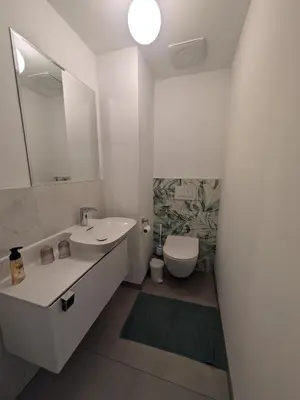 Ein Badezimmer in der Unterkunft Penthouse Bergblick Salzkammergut