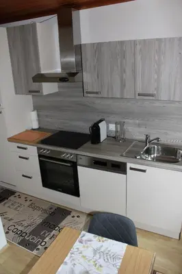 Küche/Küchenzeile in der Unterkunft Apartment - Am Buchenhof