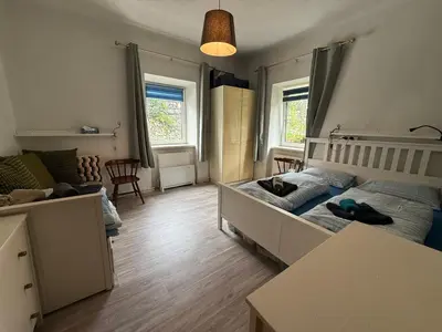 Ein Bett oder Betten in einem Zimmer der Unterkunft Nest Salzkammergut- Cozy Stay in Bad Aussee, Near Hallstatt - Garden & BBQ
