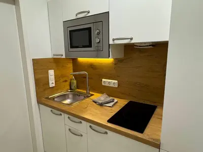 Küche/Küchenzeile in der Unterkunft Ferienwohnung im Zentrum von Bad Aussee