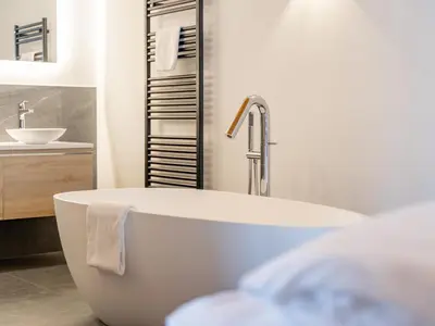 Ein Badezimmer in der Unterkunft Grebenzen Lodge 44