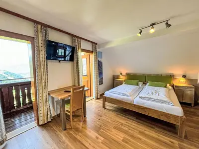 Ein Bett oder Betten in einem Zimmer der Unterkunft Apartment Grimming by Interhome