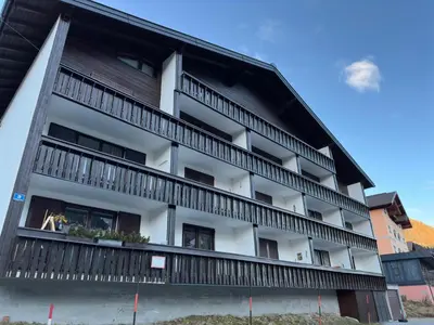 Das Gebäude in dem sich die Ferienwohnung befindet