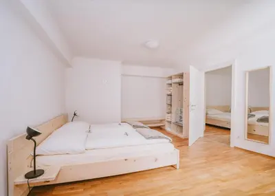 Ein Bett oder Betten in einem Zimmer der Unterkunft NaturparkResort Almmauer