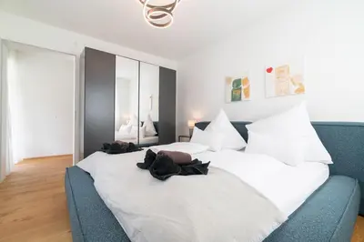 Ein Bett oder Betten in einem Zimmer der Unterkunft Haus Christl&Franz