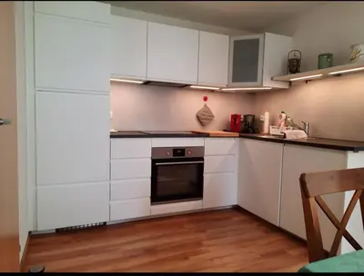Küche/Küchenzeile in der Unterkunft Ferienwohnung Elisabeth Laimer