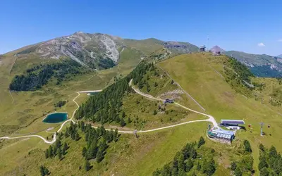 Naturlandschaft in der Nähe des Campingplatzes