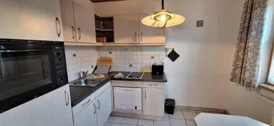 Küche/Küchenzeile in der Unterkunft Ferienwohnung Hentschel in Tauplitz