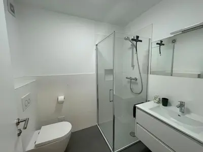 Ein Badezimmer in der Unterkunft Appartement Traunsee