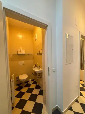 Ein Badezimmer in der Unterkunft Wohnung im Zentrum von Schladming