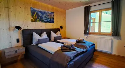 Ein Bett oder Betten in einem Zimmer der Unterkunft Apartment Wegmo-1