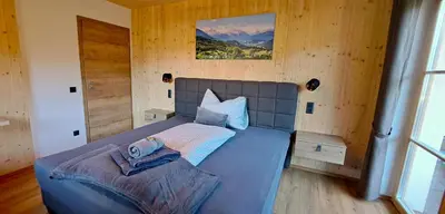 Ein Bett oder Betten in einem Zimmer der Unterkunft Apartment Wegmo-1