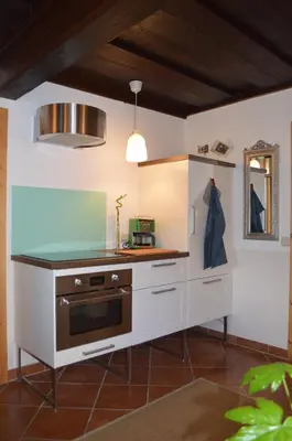 Küche/Küchenzeile in der Unterkunft Apartment Luise