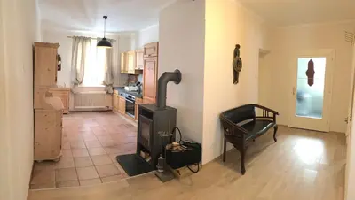 Küche/Küchenzeile in der Unterkunft Forest Home Untertal