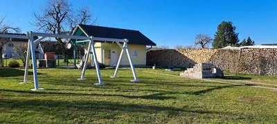 Ein Kinderspielbereich in der Unterkunft Haus Morgensonne im Steyrtal