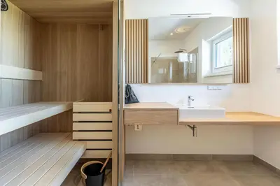 Ein Badezimmer in der Unterkunft Alpine Suite Spot