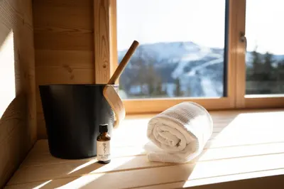 Ein allgemeiner Bergblick oder ein Berglick von der Ferienwohnung aus