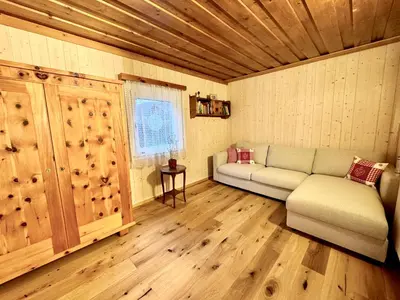 Ein Sitzbereich in der Unterkunft Ferienhaus - Senn-Inn im Zentrum von Schladming