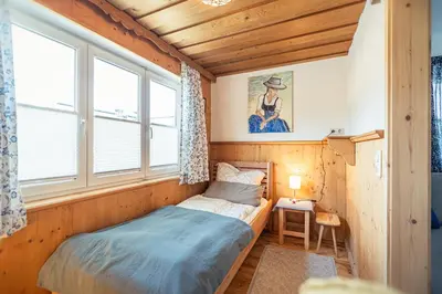 Ein Bett oder Betten in einem Zimmer der Unterkunft Ferienwohnung Kino
