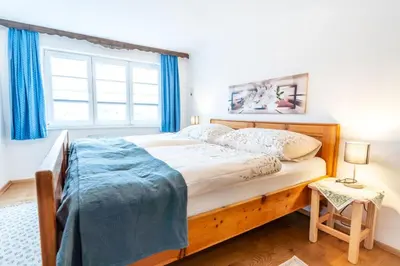 Ein Bett oder Betten in einem Zimmer der Unterkunft Ferienwohnung Kino